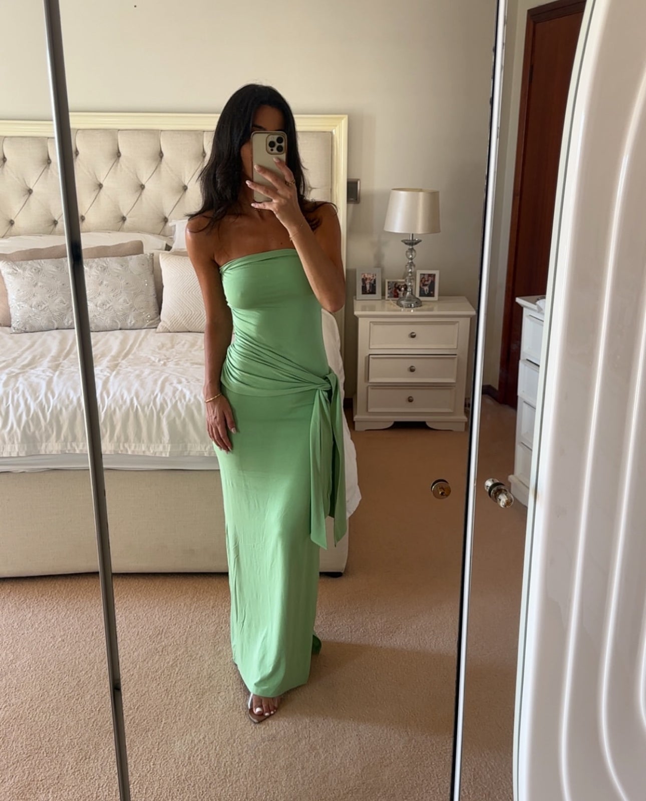Odysseus & Penelope Green Maxi – CNB Dress Hire