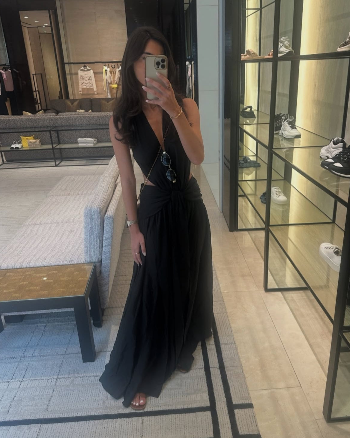Zimmermann Rhiannon Plunge Halter Maxi – CNB Dress Hire