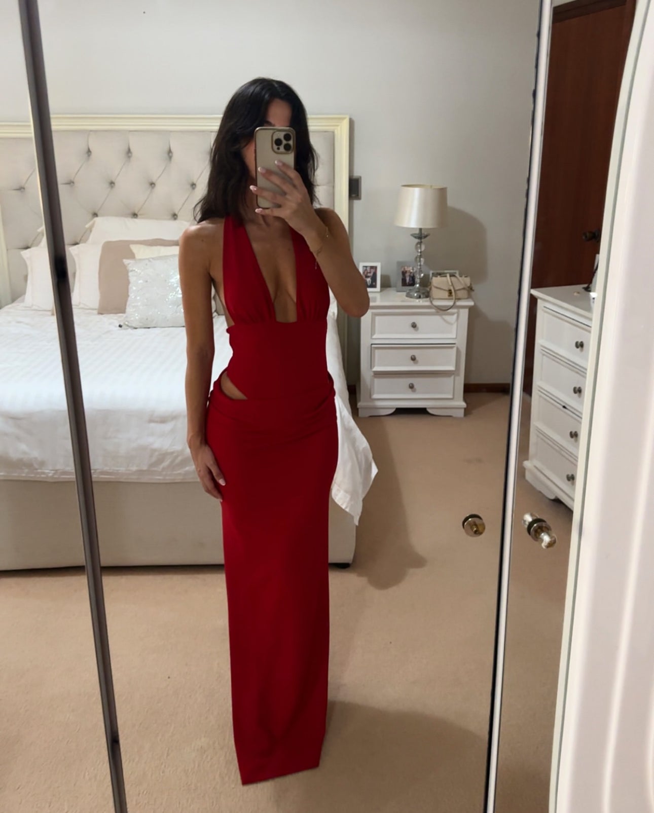 natalie rolt red dress Natalie Rolt Scarlett Dress in Rust