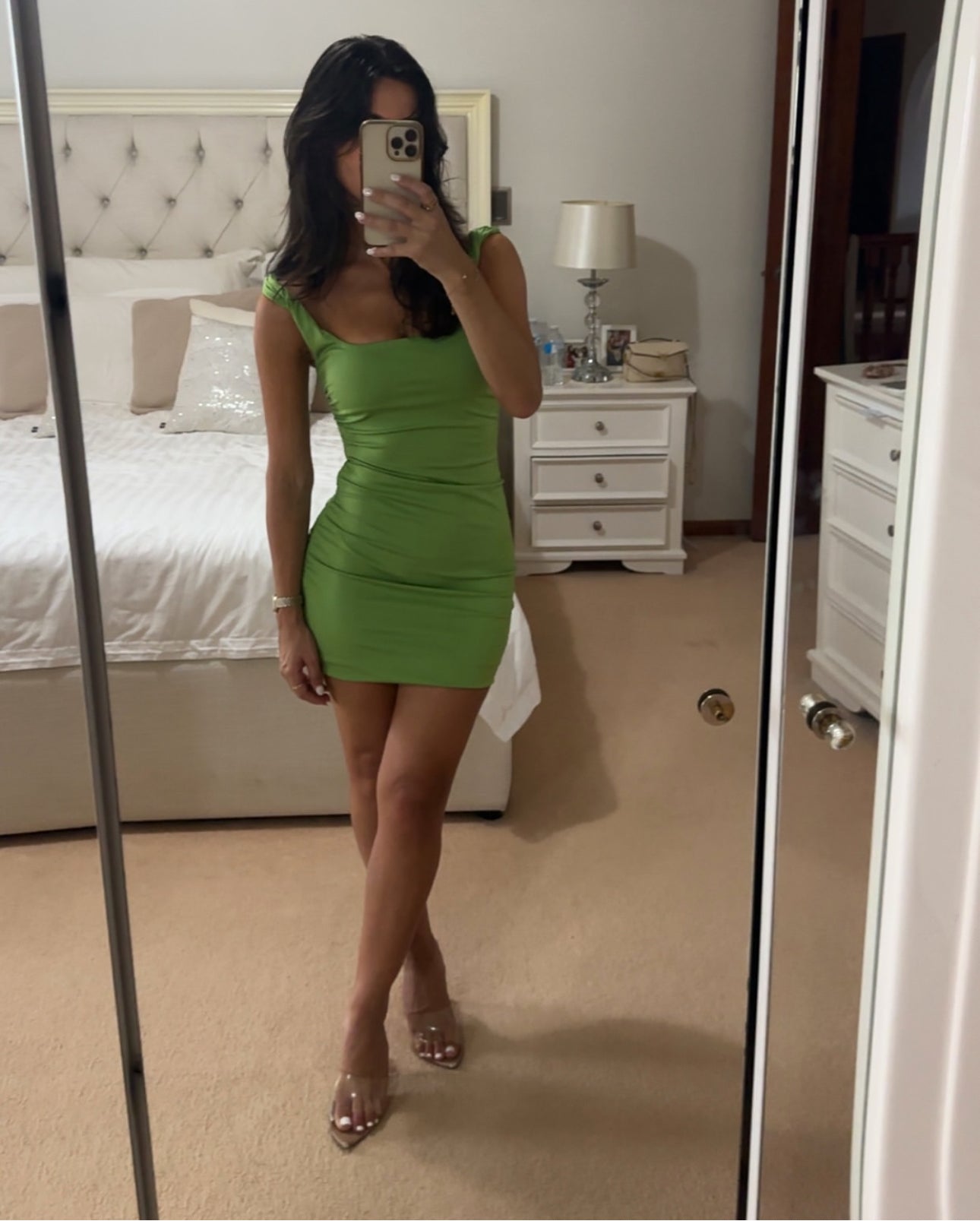 green emerald velvet dress Sir the Label Elm Twist Mini Dress – CNB Dress Hire