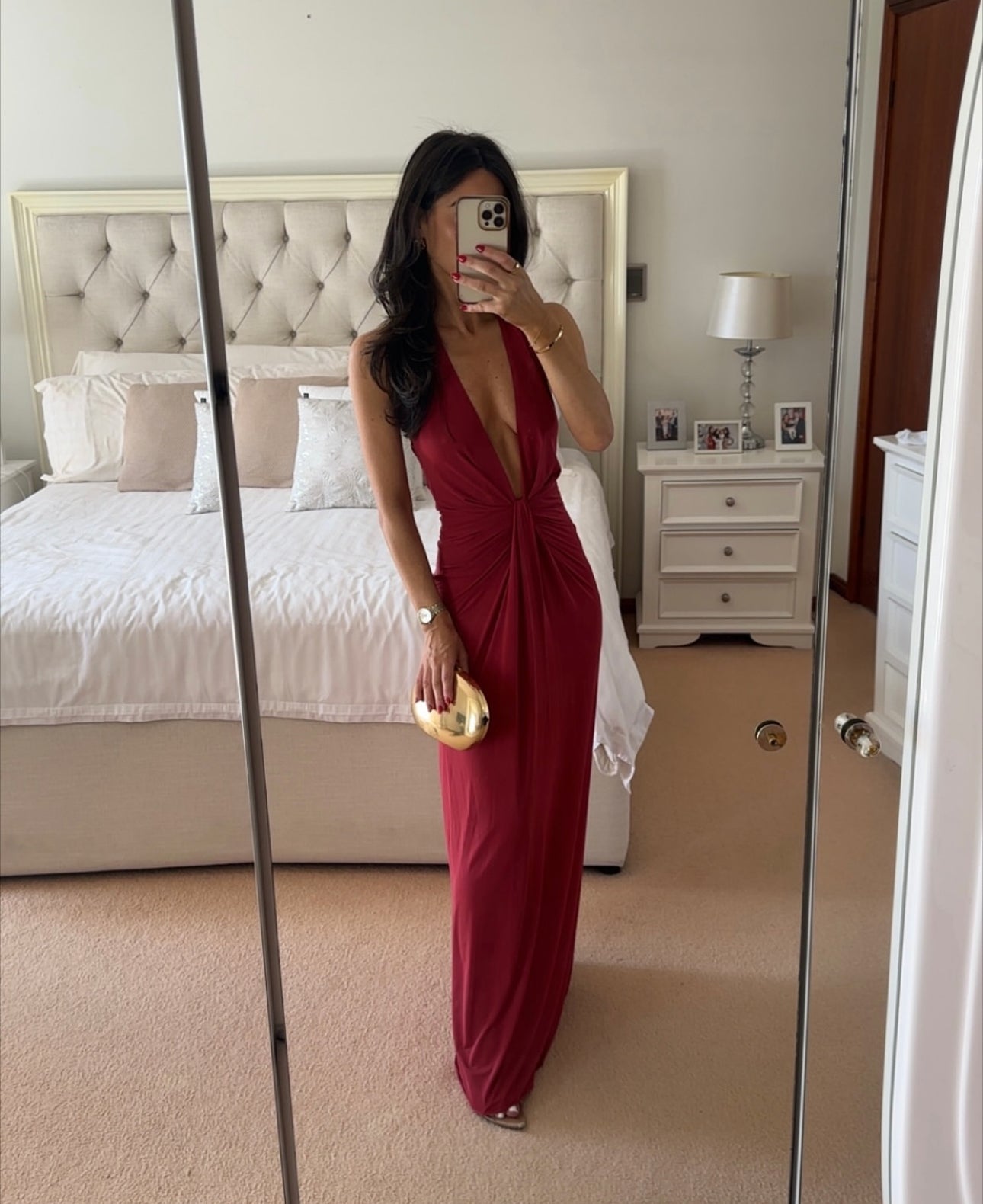 strapless open back dress Bec & Bridge SUSIE PLUNGE MAXI DRESS – CNB Dress Hire