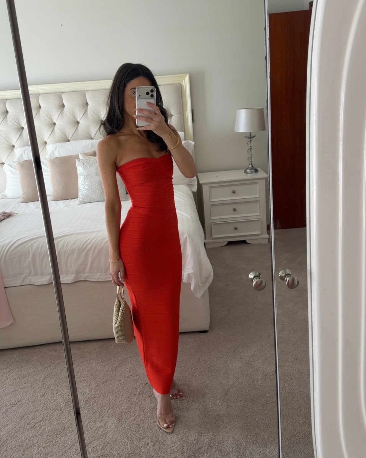 House of CB THE SWEETHEART
Saffron Strapless V Waist Bandage Maxi Dress