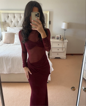 Misha Burgundy Maxi