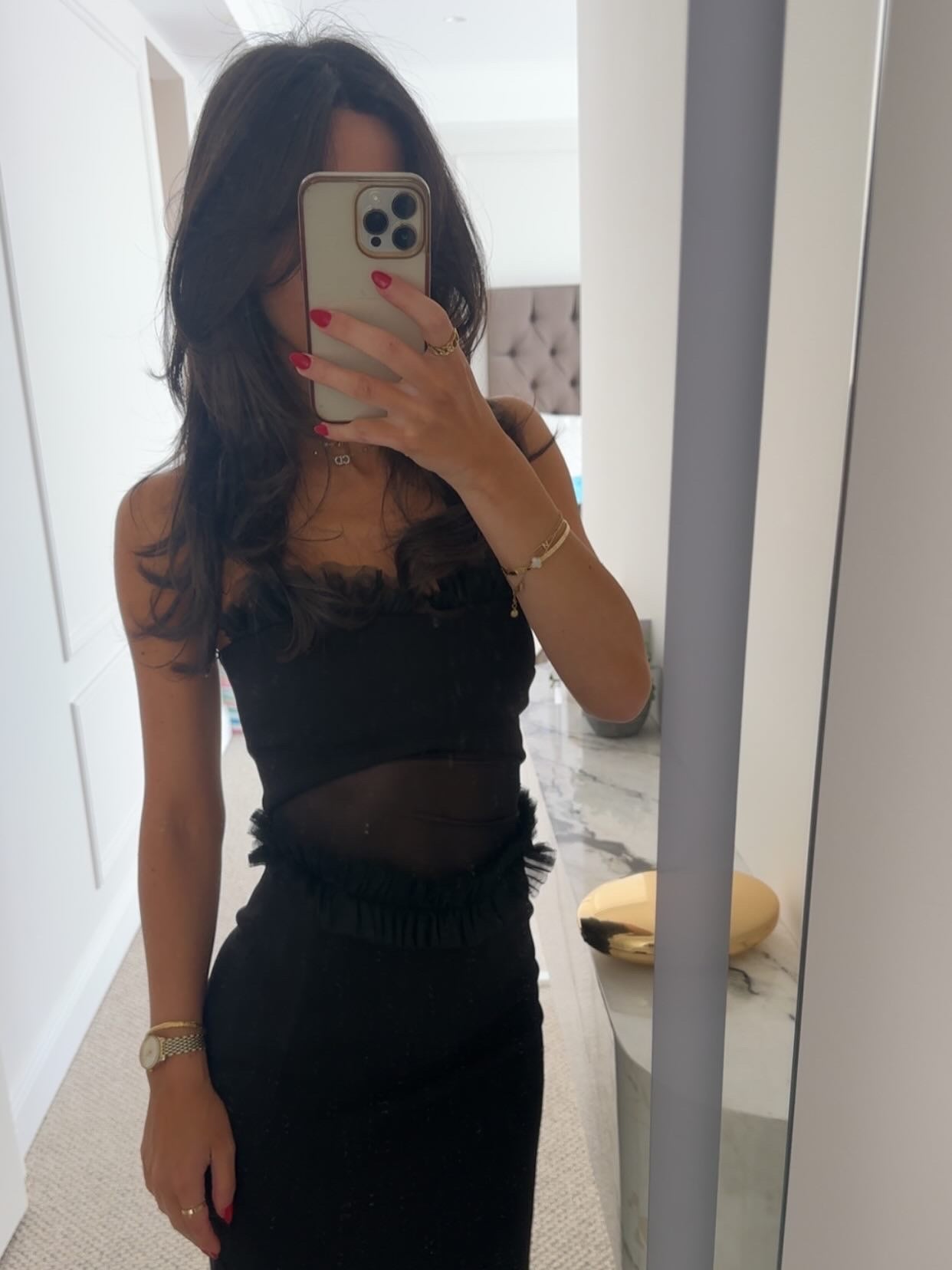 Tojha - Kanika Black Maxi Dress