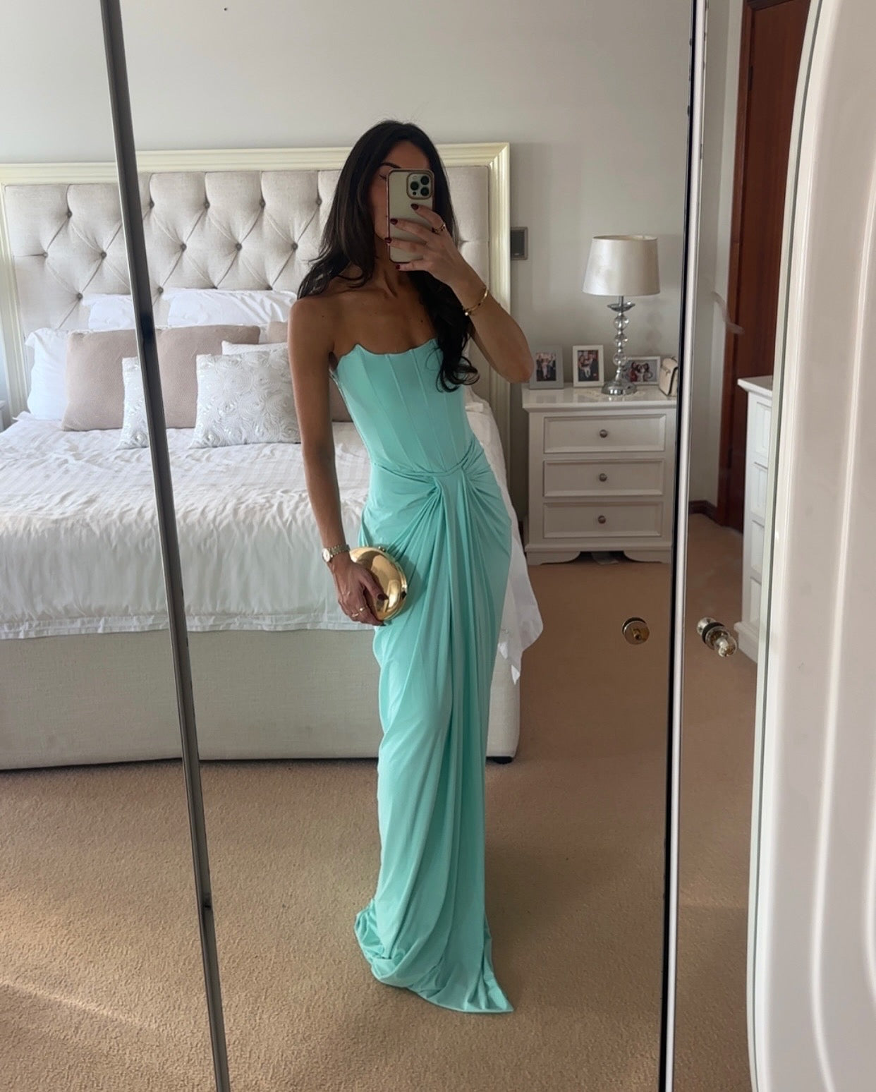 Deme By Gabriella Pearl Gown Deme By Gabriella Pearl Gown