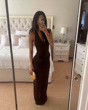 Maygel Coronel Conto Wood Dress