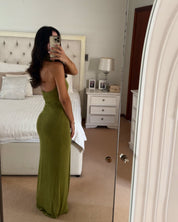Tojha Green Dress