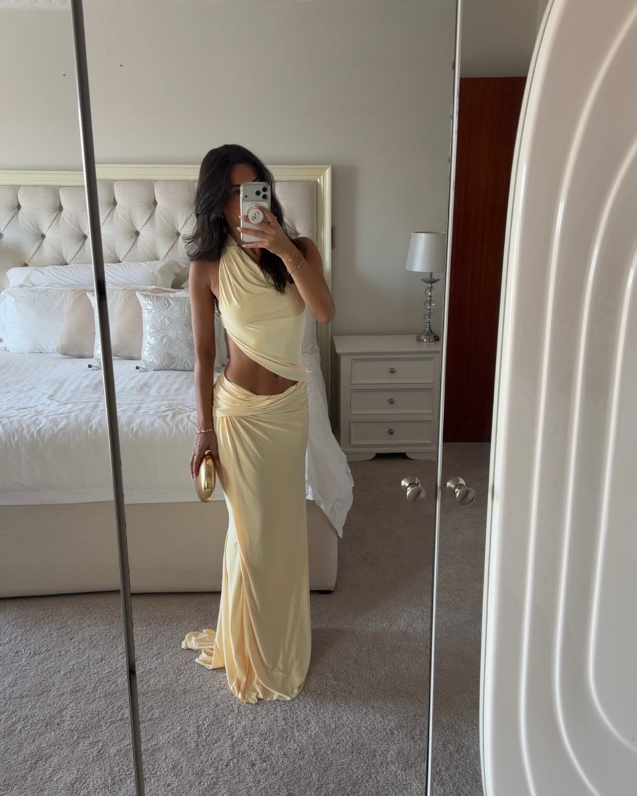 Natalie Role Odette gown yellow