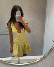 Sasha Therese Flora Mini Dress