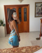 Bec & Bridge - Elaris Mini Dress Sandalwood Stripe