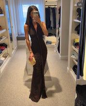 Misha THE HALSEY BRAIDED DRESS