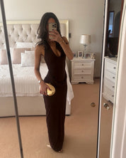 Maygel Coronel Conto Wood Dress