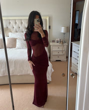 Misha Burgundy Maxi