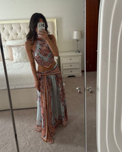 Zimmerman ASTER SCARF MIDI SKIRT SET