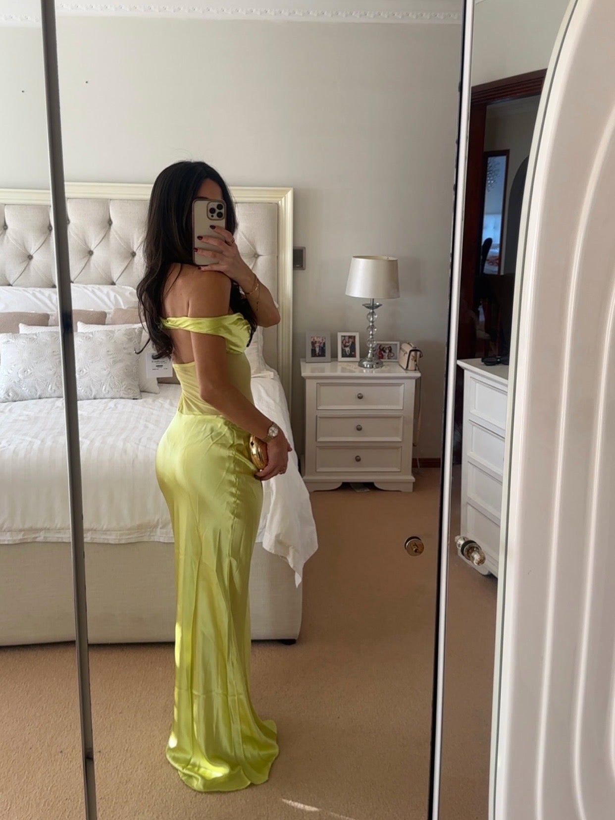 Natalie Rolt GWYNETH GOWN in lime