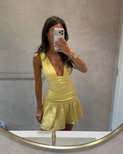 Sasha Therese Flora Mini Dress