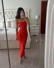 House of CB THE SWEETHEART
Saffron Strapless V Waist Bandage Maxi Dress