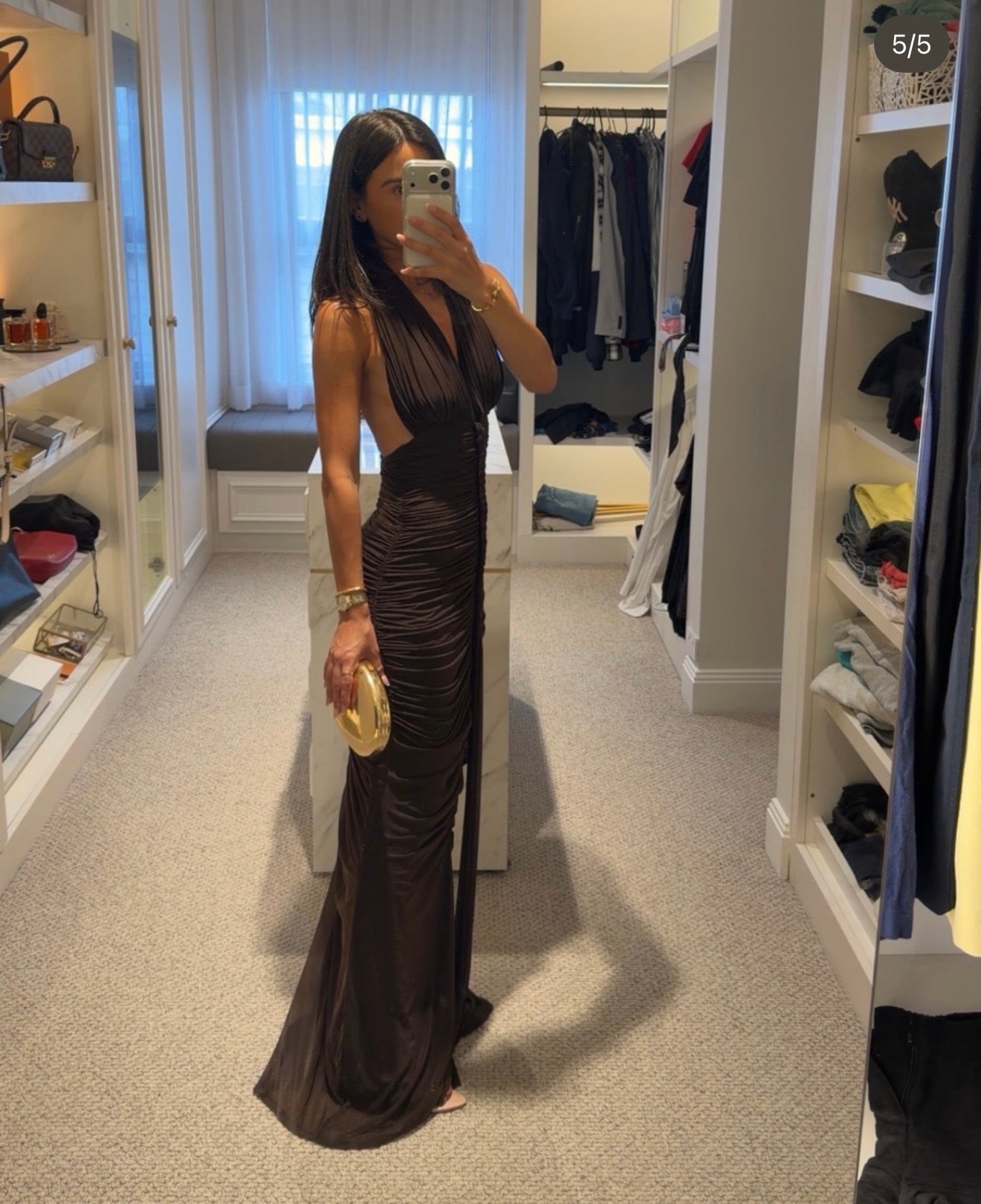 Misha THE HALSEY BRAIDED DRESS