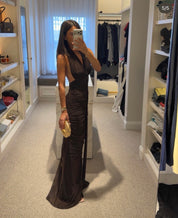 Misha THE HALSEY BRAIDED DRESS