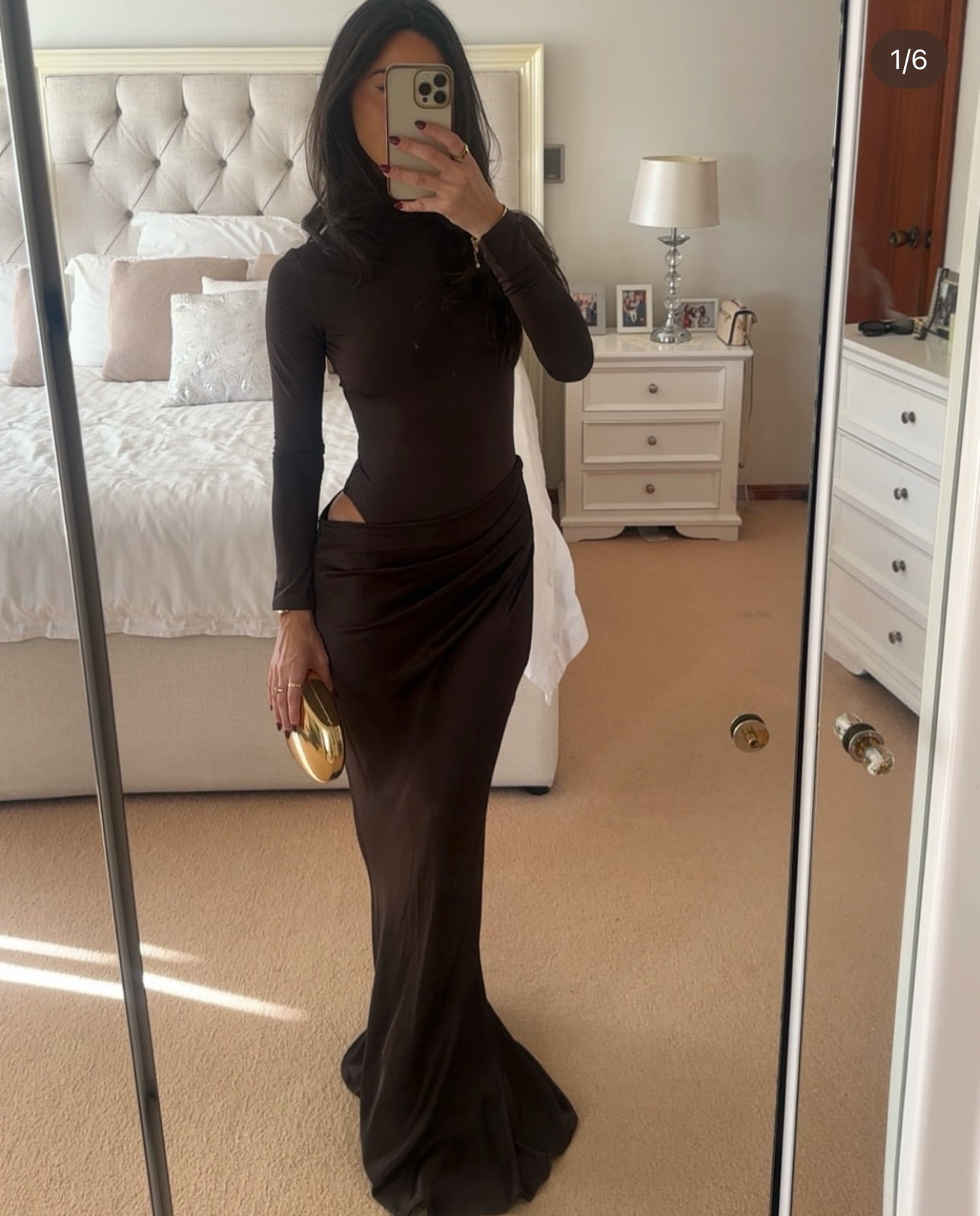 Henne- Soraia Long Sleeve Dress