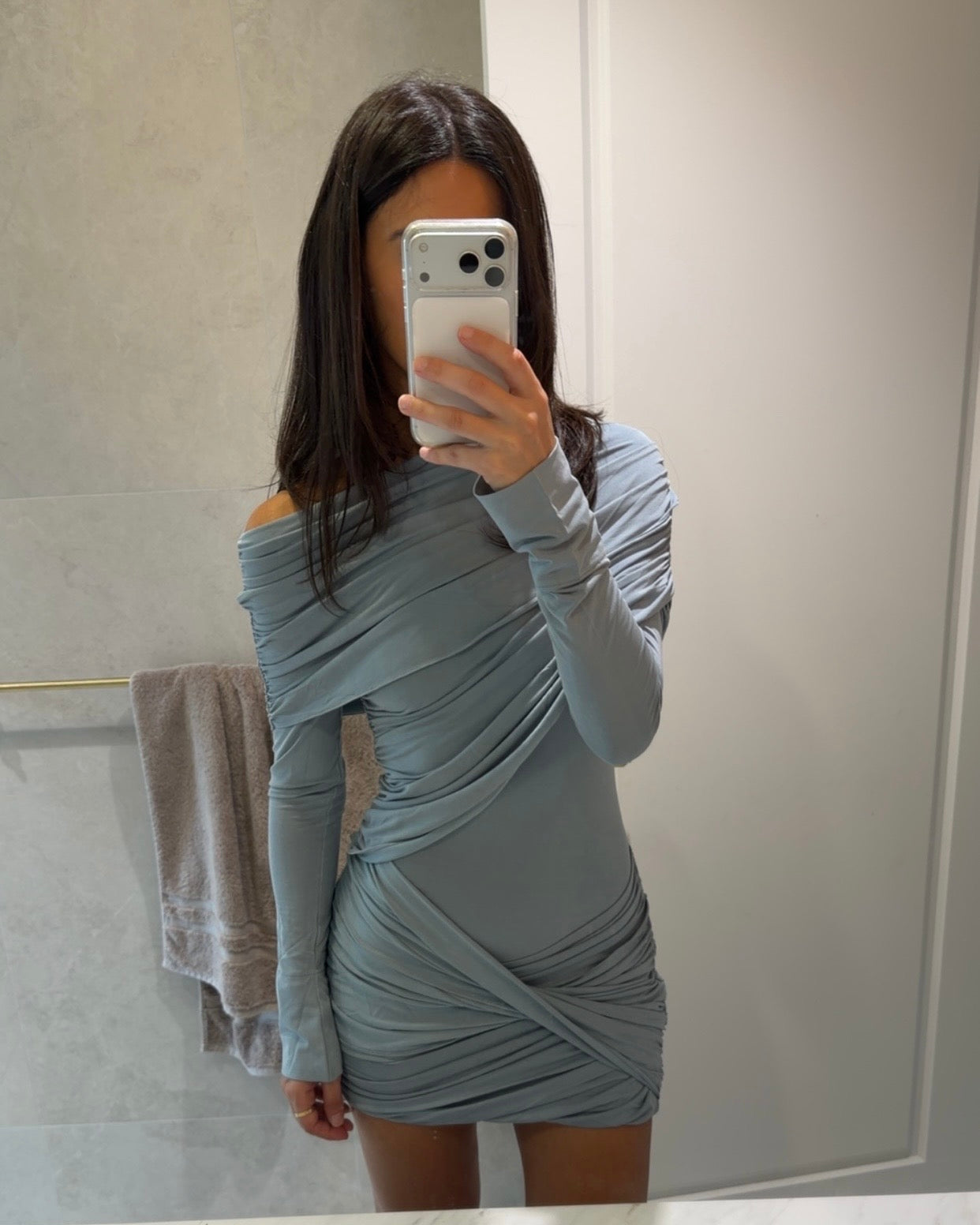 Benni Otto Long Sleeve Mini Dress