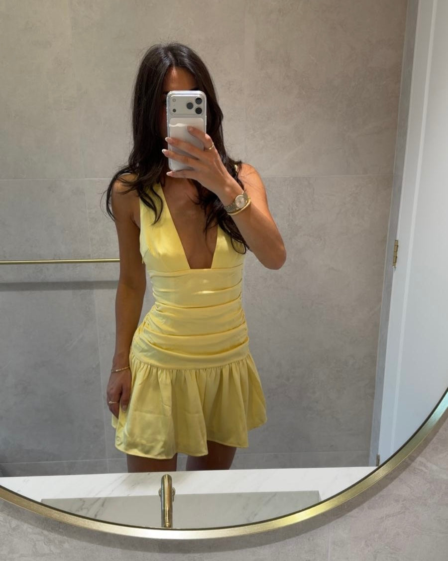 Sasha Therese Flora Mini Dress