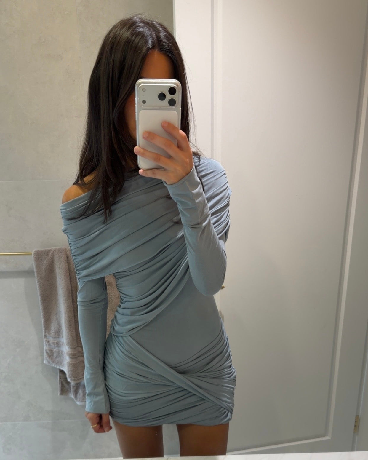 Benni Otto Long Sleeve Mini Dress