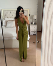 Tojha Green Dress