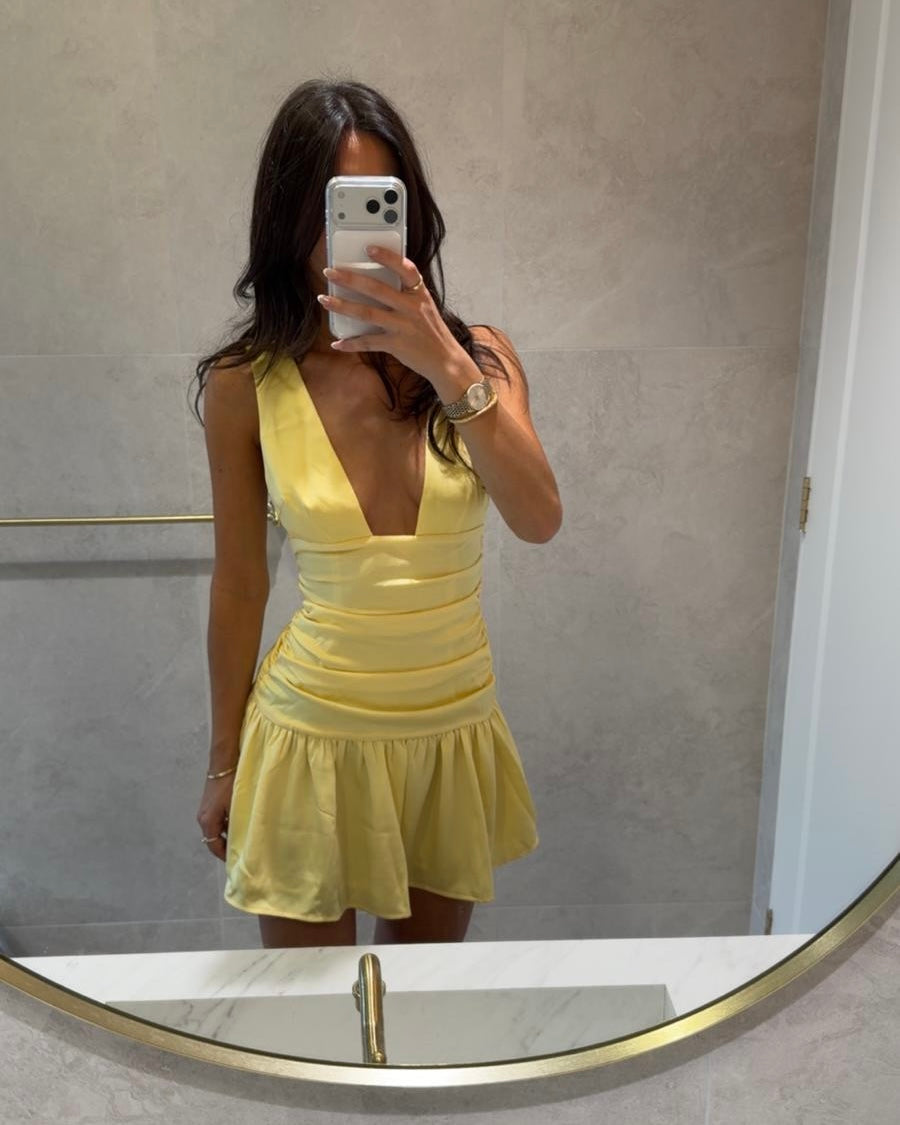 Sasha Therese Flora Mini Dress