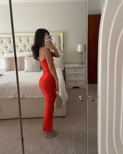 House of CB THE SWEETHEART
Saffron Strapless V Waist Bandage Maxi Dress