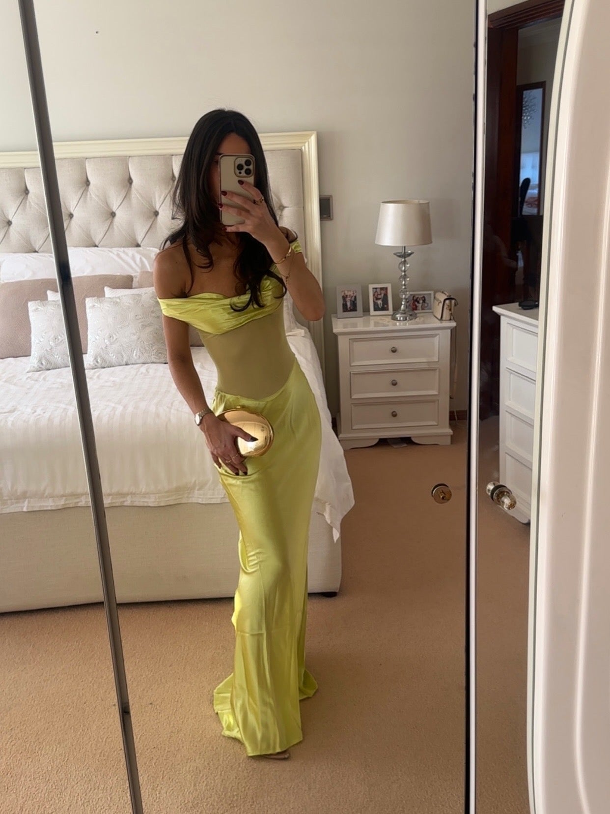 Natalie Rolt GWYNETH GOWN in lime