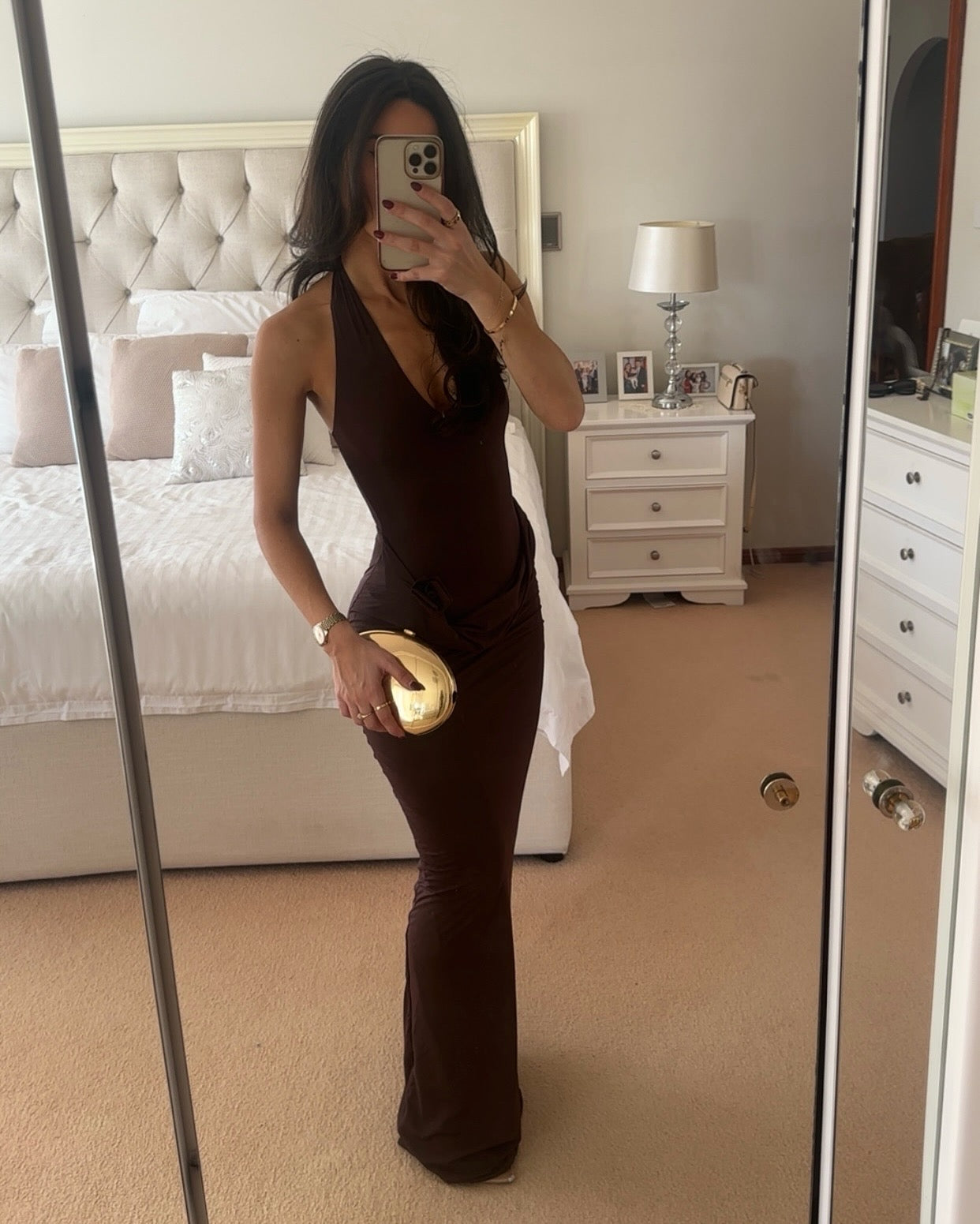 Maygel Coronel Conto Wood Dress