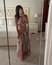 Zimmerman ASTER SCARF MIDI SKIRT SET