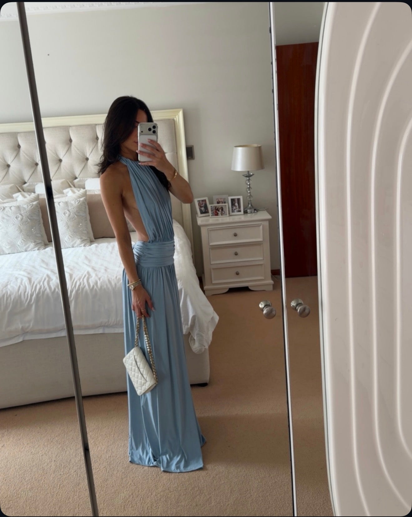 Arcina Ori Santina dress sky blue