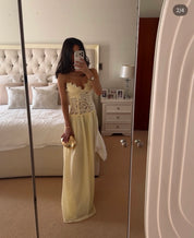 Hansen & Gretel - Stephanie maxi dress butter