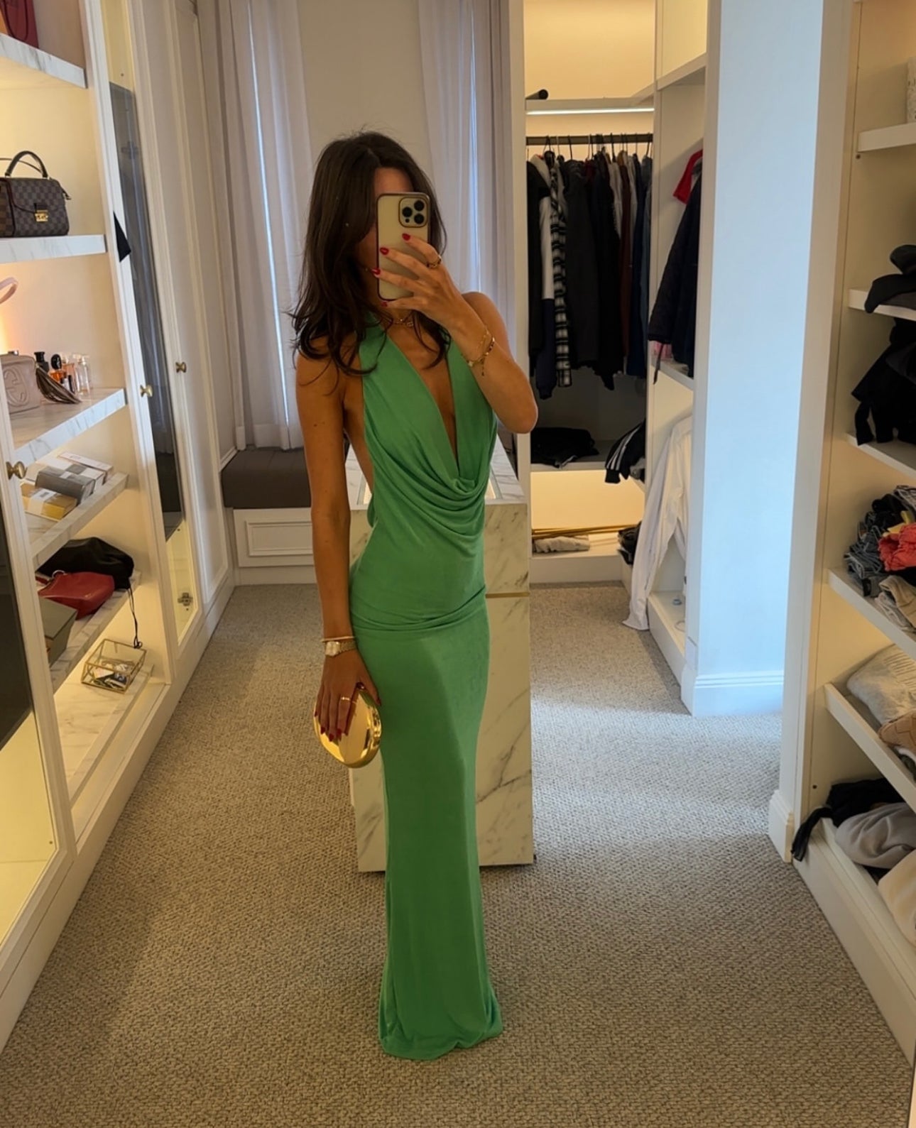 By Nicola Riley Maxi Dress in Green
