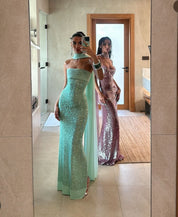 Fait Par Foutch Elizabeth Dress in Malachite