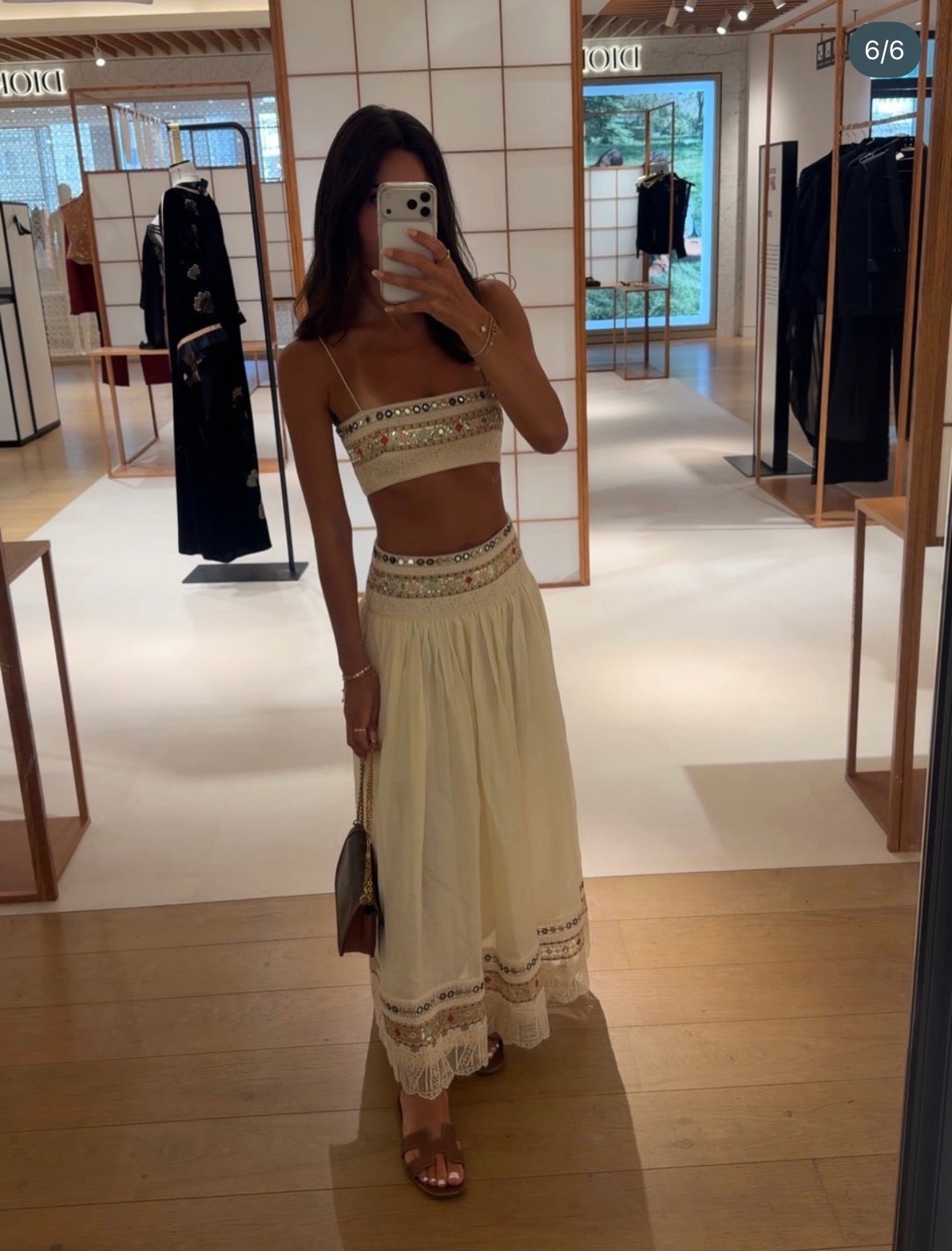 Zimmerman ASTER EMBELLISHED MIDI SKIRT set