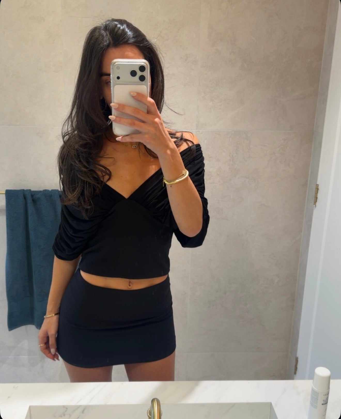 Ance Gria Neve Top & Skirt