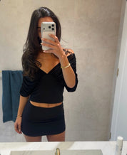 Ance Gria Neve Top & Skirt