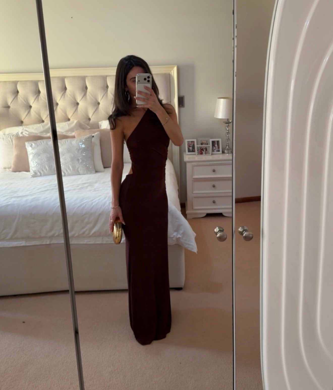 Natalie Rolt Fabienne Gown Espresso