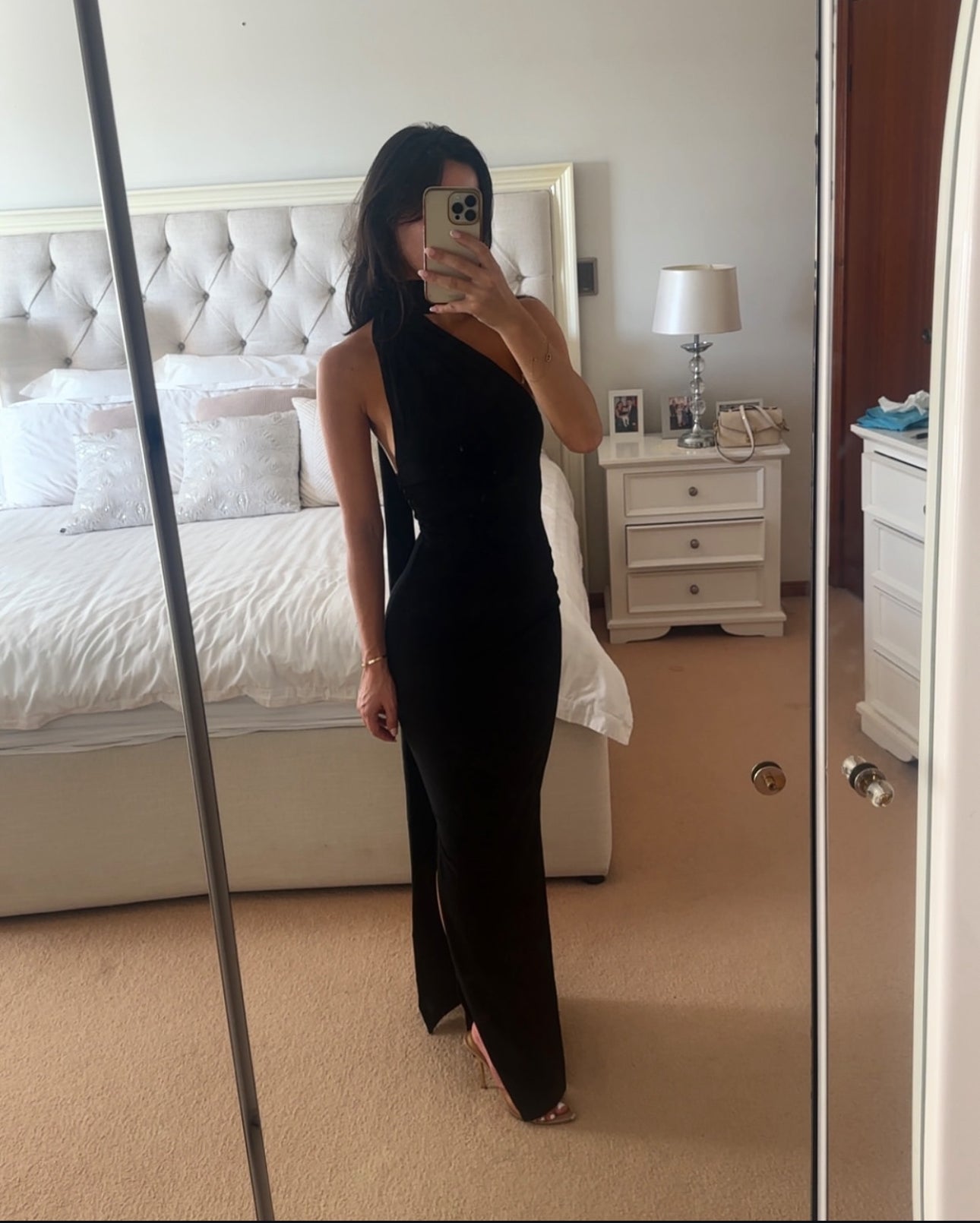 Misha The 'Nicolette' Jersey Dress Black