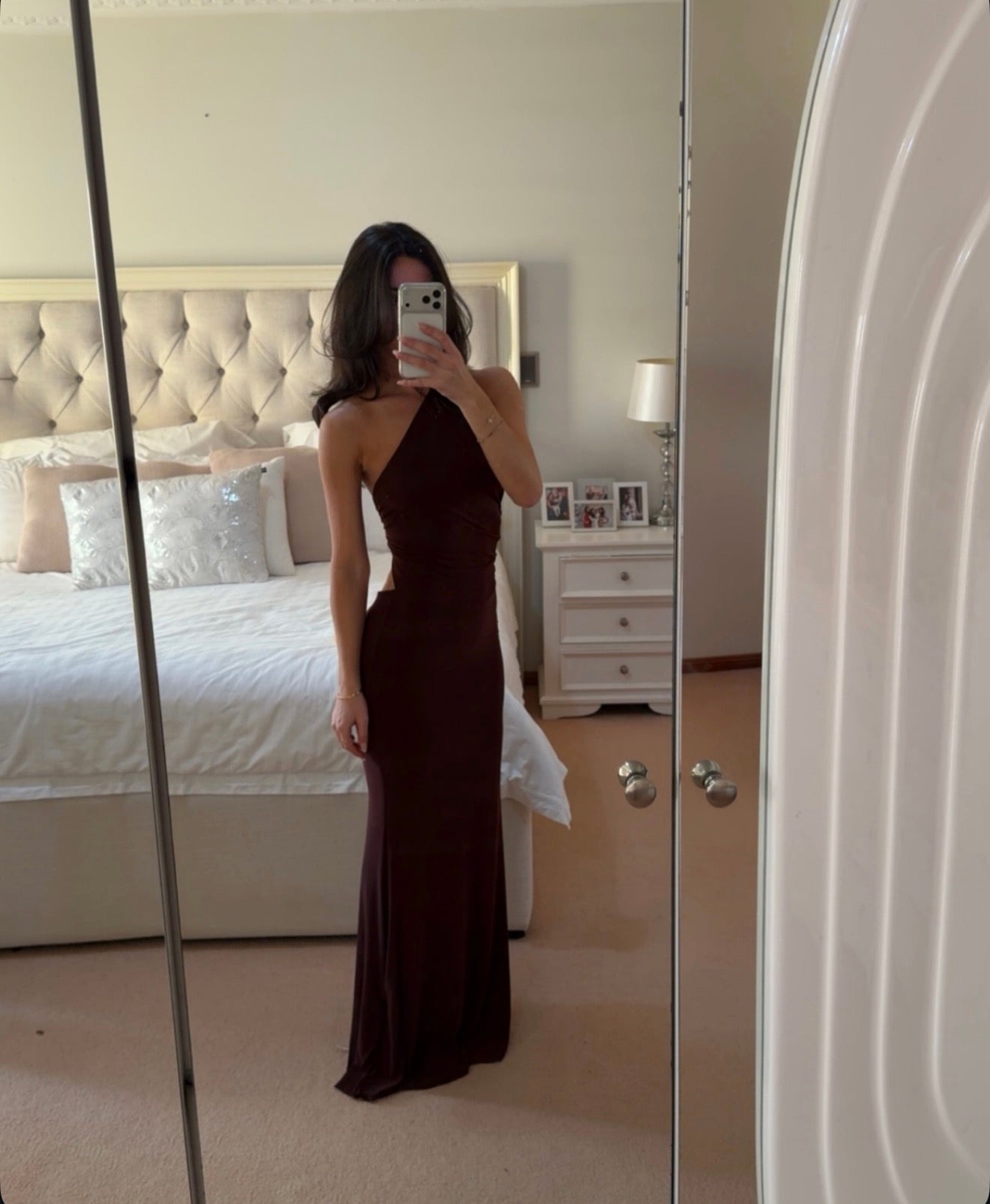 Natalie Rolt Fabienne Gown Espresso