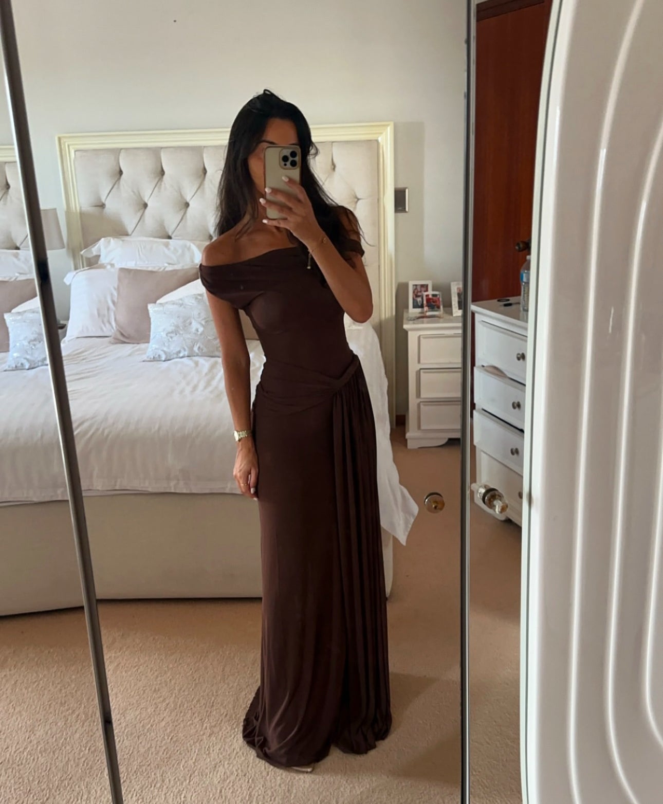 Misha The 'Sisal' Mesh Dress