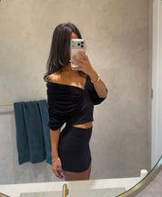 Ance Gria Neve Top & Skirt