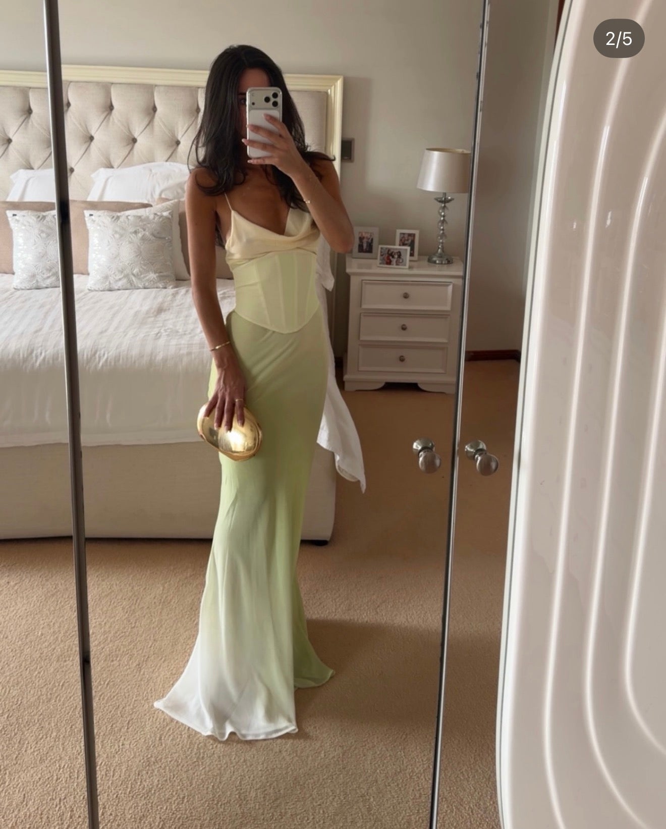 Natalie Rolt Hallie Gown Citrus