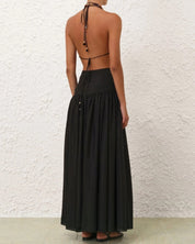 Zimmermann Rhiannon Plunge Halter Maxi