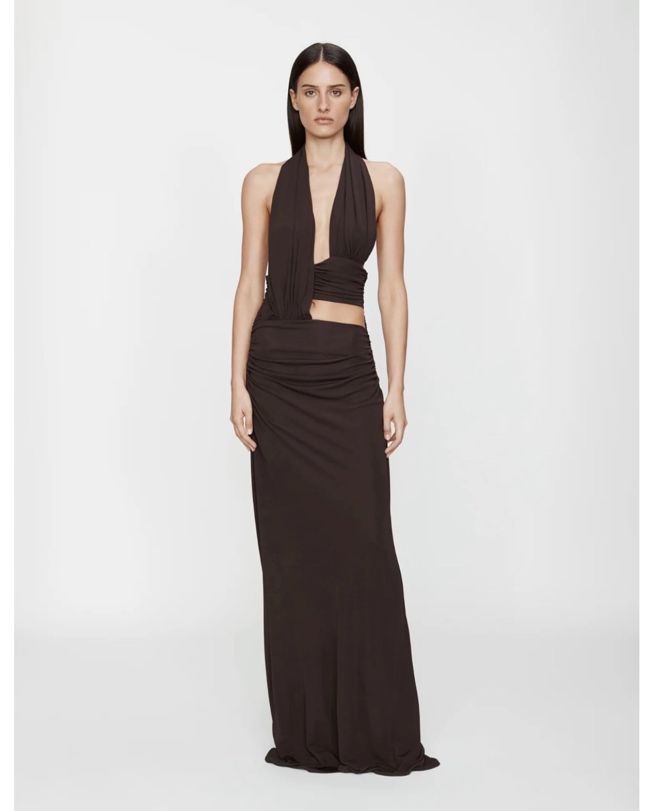 Christopher Esber DRAPED CUMMERBUND JERSEY DRESS