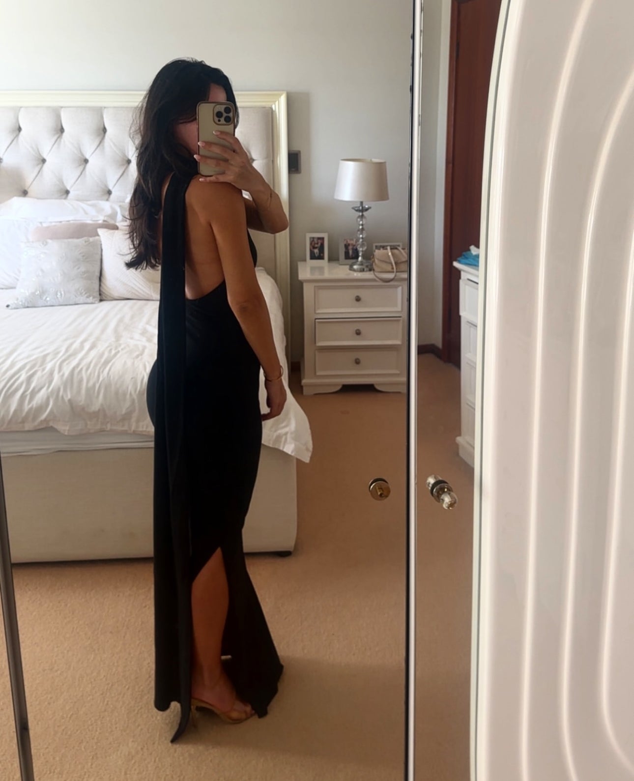 Misha The 'Nicolette' Jersey Dress Black