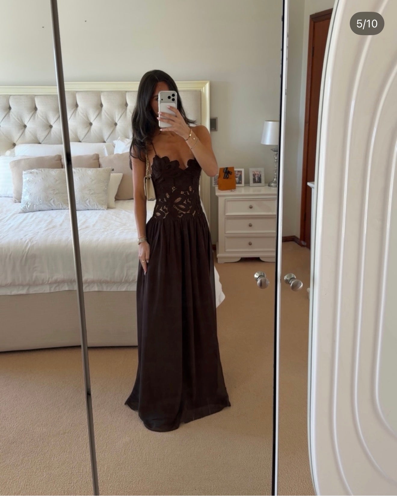 Hansen & Gretel STEPHANIE MAXI DRESS CEDAR